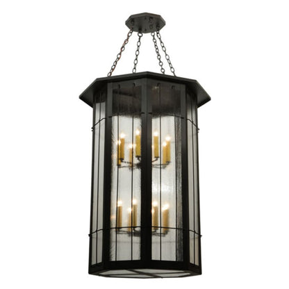 Meyda Tiffany West Albany 16 Light 38" Wide Taper Candle Pendant