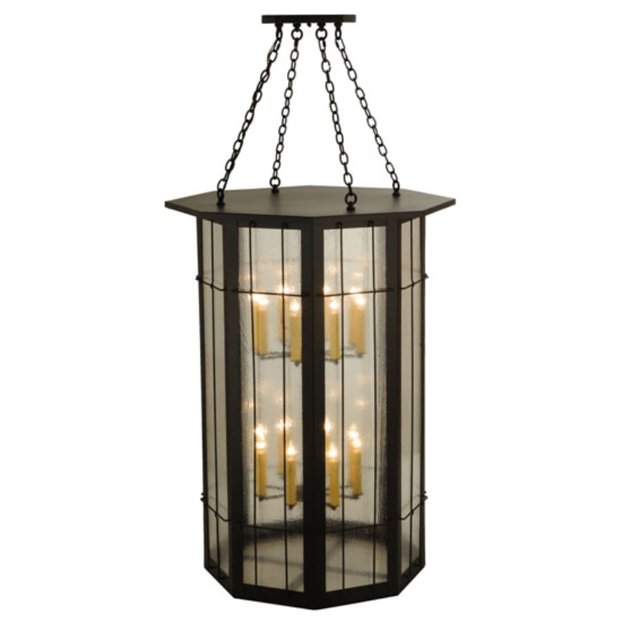 Meyda Tiffany West Albany 16 Light 38" Wide Taper Candle Pendant
