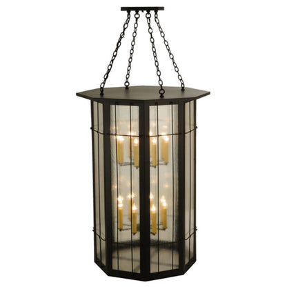 Meyda Tiffany West Albany 16 Light 38" Wide Taper Candle Pendant