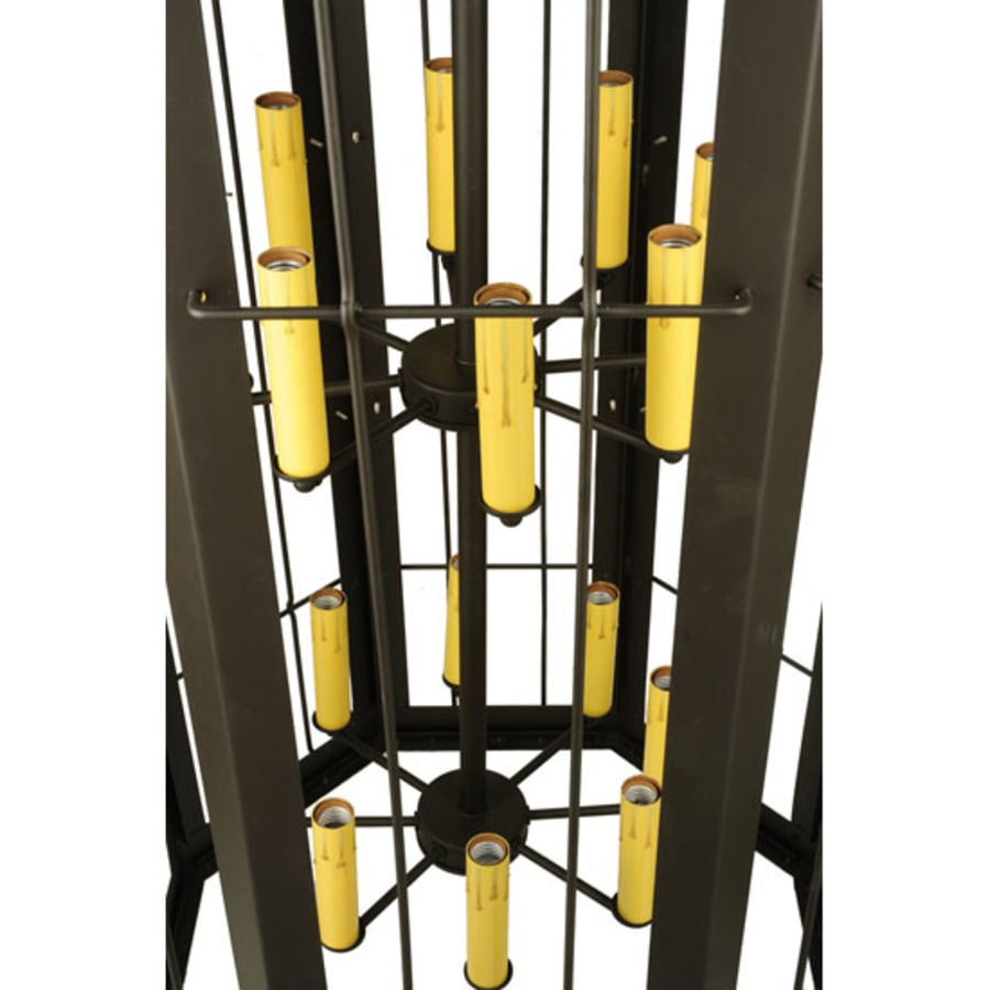 Meyda Tiffany West Albany 16 Light 38" Wide Taper Candle Pendant