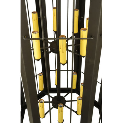 Meyda Tiffany West Albany 16 Light 38" Wide Taper Candle Pendant