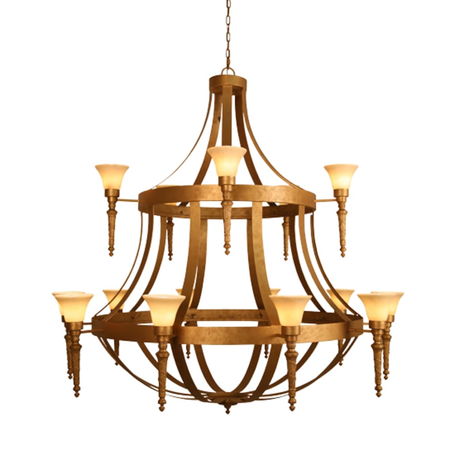 Meyda Tiffany Pontoise 15 Light 72" Wide Chandelier
