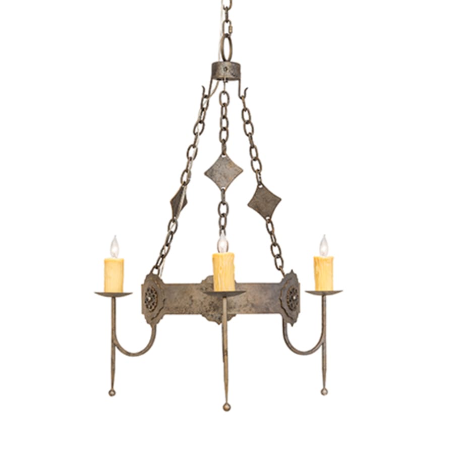 Meyda Tiffany San Marino 3 Light 30" Wide Taper Candle Style Chandelier