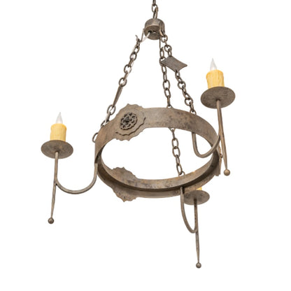 Meyda Tiffany San Marino 3 Light 30" Wide Taper Candle Style Chandelier