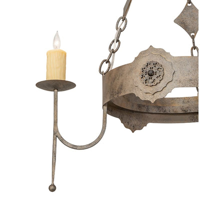 Meyda Tiffany San Marino 3 Light 30" Wide Taper Candle Style Chandelier