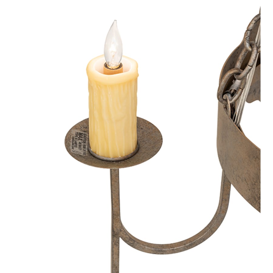 Meyda Tiffany San Marino 3 Light 30" Wide Taper Candle Style Chandelier