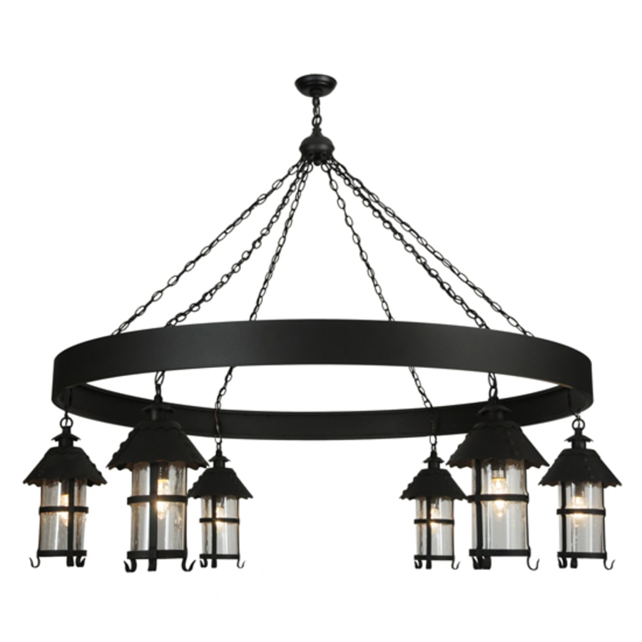 Meyda Tiffany Rutland 6 Light 66" Wide Chandelier