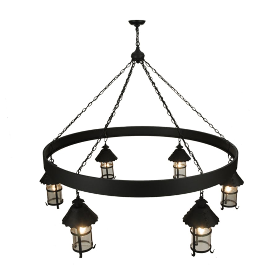 Meyda Tiffany Rutland 6 Light 66" Wide Chandelier