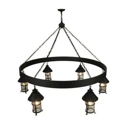 Meyda Tiffany Rutland 6 Light 66" Wide Chandelier