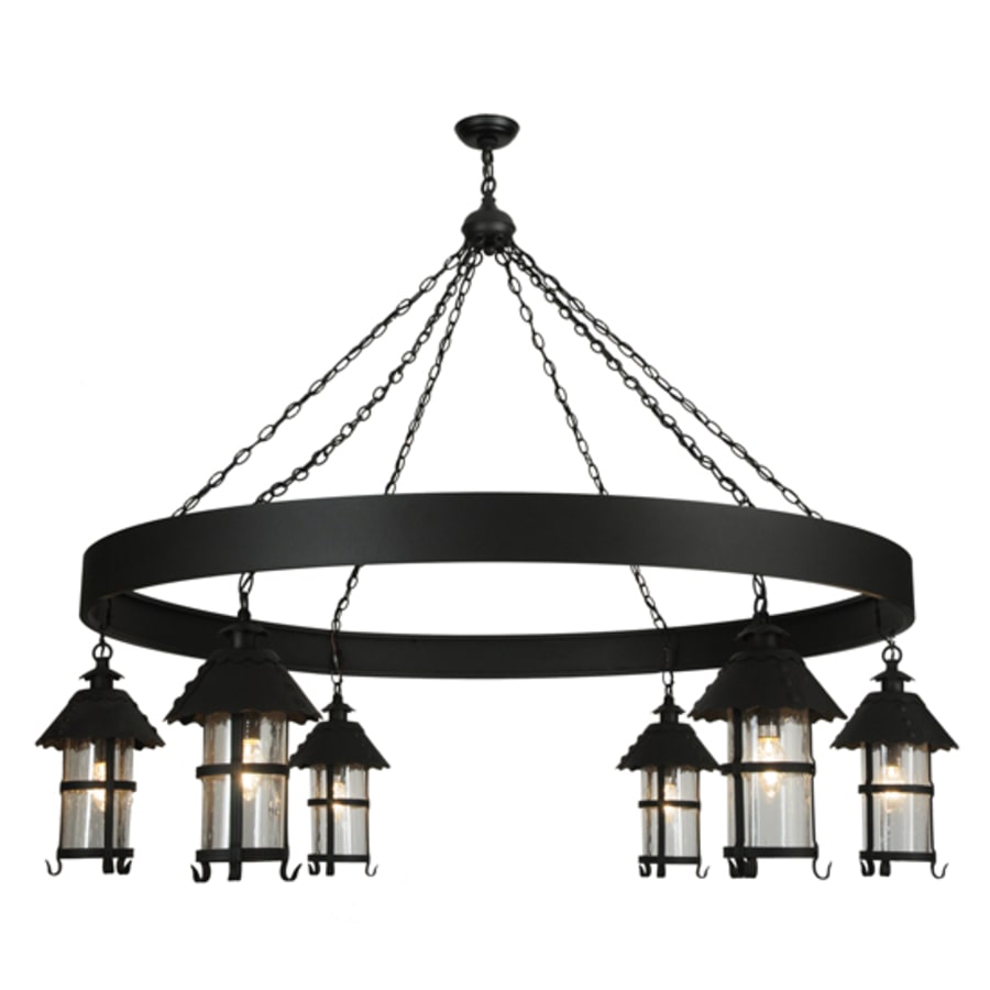 Meyda Tiffany Rutland 6 Light 66" Wide Chandelier