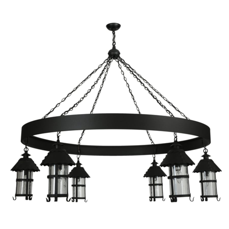 Meyda Tiffany Rutland 6 Light 66" Wide Chandelier