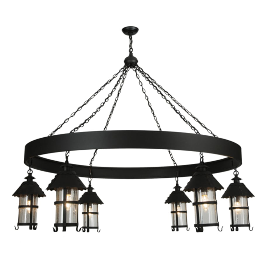 Meyda Tiffany Rutland 6 Light 66" Wide Chandelier