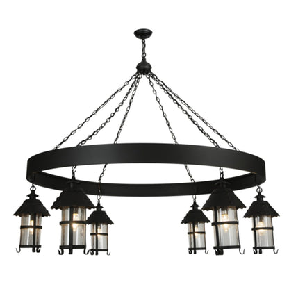 Meyda Tiffany Rutland 6 Light 66" Wide Chandelier