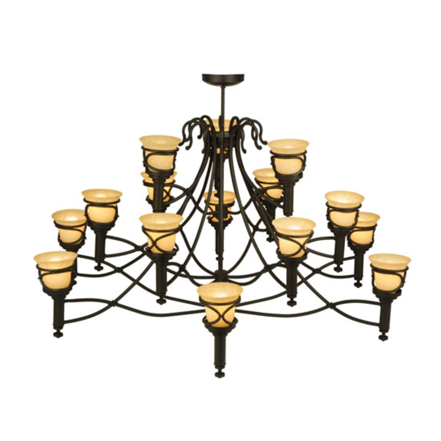 Meyda Tiffany Aspen 15 Light 59" Wide Chandelier