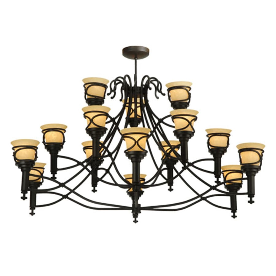 Meyda Tiffany Aspen 15 Light 59" Wide Chandelier