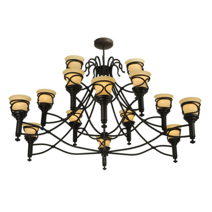 Meyda Tiffany Aspen 15 Light 59" Wide Chandelier