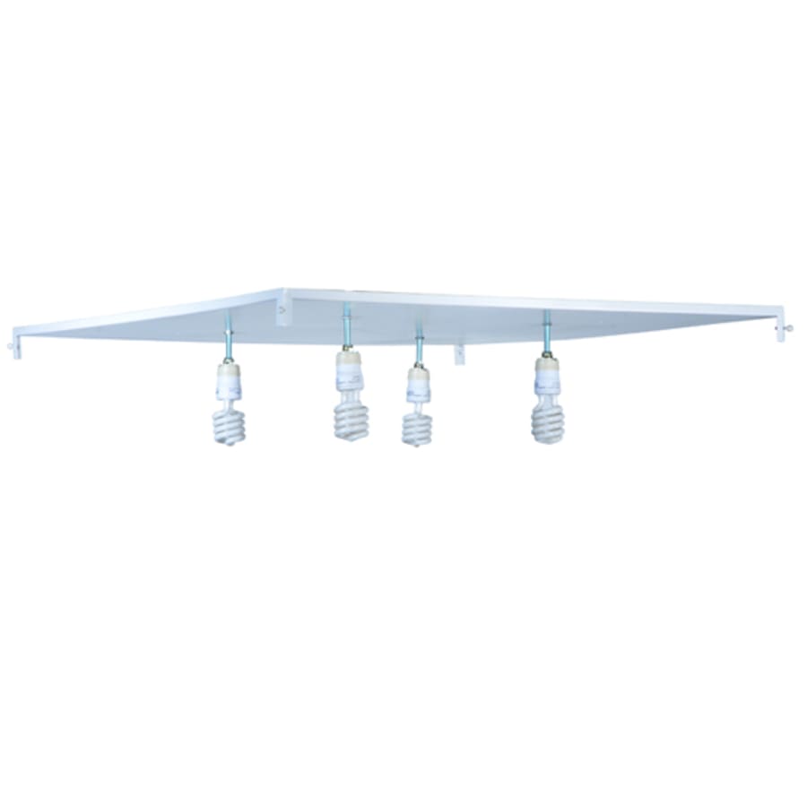 Meyda Tiffany Quadrato Illusion 4 Light 51" Wide Semi-Flush Ceiling Fixture