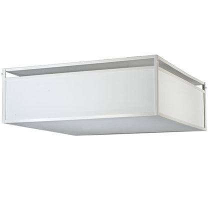 Meyda Tiffany Quadrato Illusion 4 Light 51" Wide Semi-Flush Ceiling Fixture