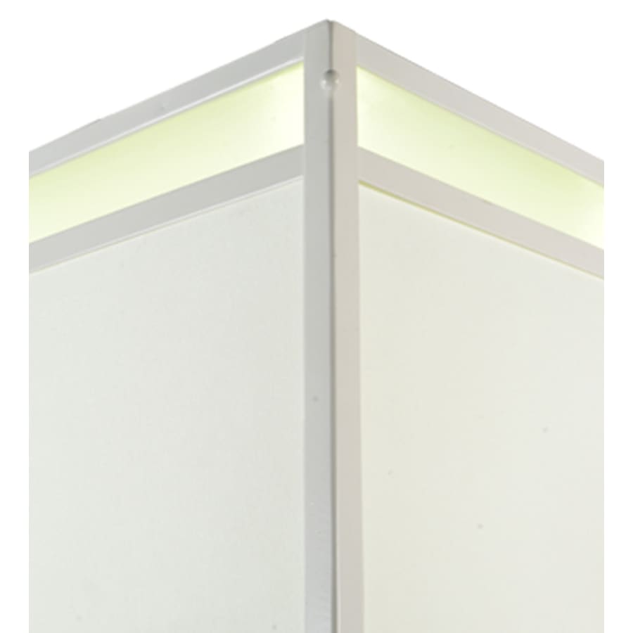 Meyda Tiffany Quadrato Illusion 4 Light 51" Wide Semi-Flush Ceiling Fixture