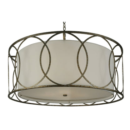 Meyda Tiffany Cilindro 4 Light 42" Wide Pendant
