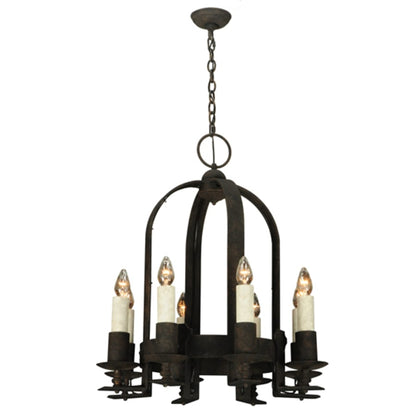 Meyda Tiffany Aragon 8 Light 26" Wide Taper Candle Style Chandelier