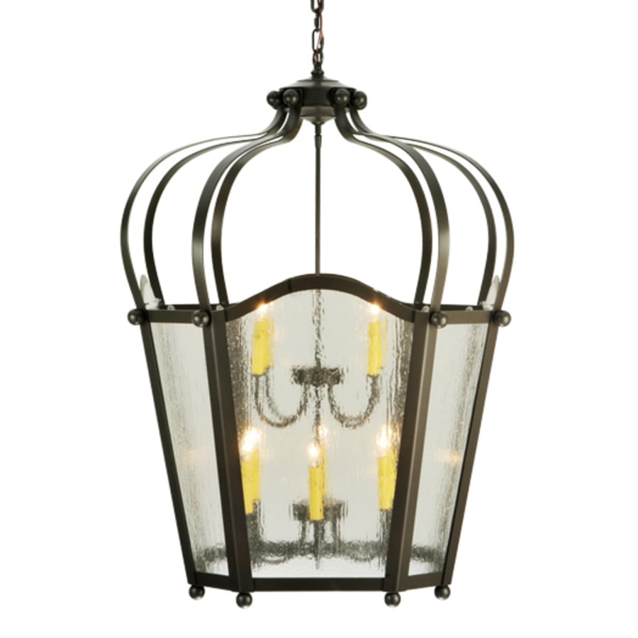 Meyda Tiffany Citadel 10 Light 33" Wide Taper Candle Pendant