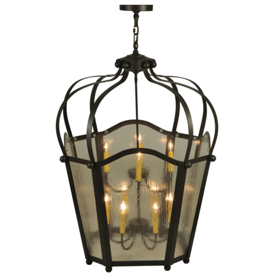 Meyda Tiffany Citadel 10 Light 33" Wide Taper Candle Pendant