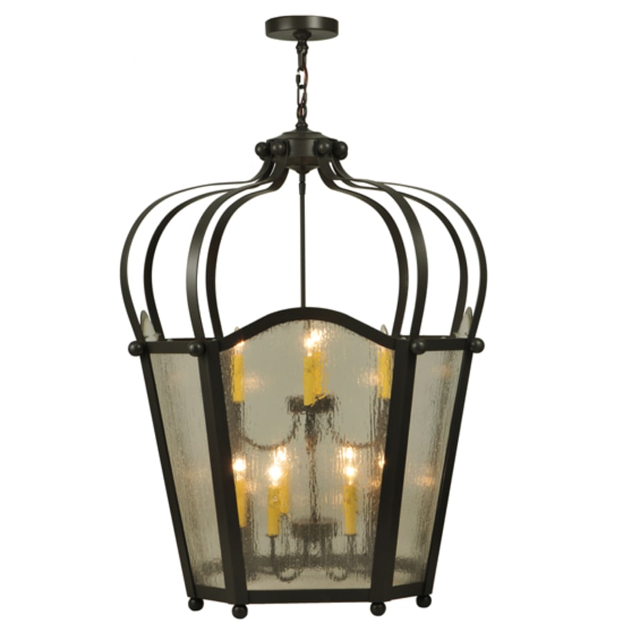 Meyda Tiffany Citadel 10 Light 33" Wide Taper Candle Pendant