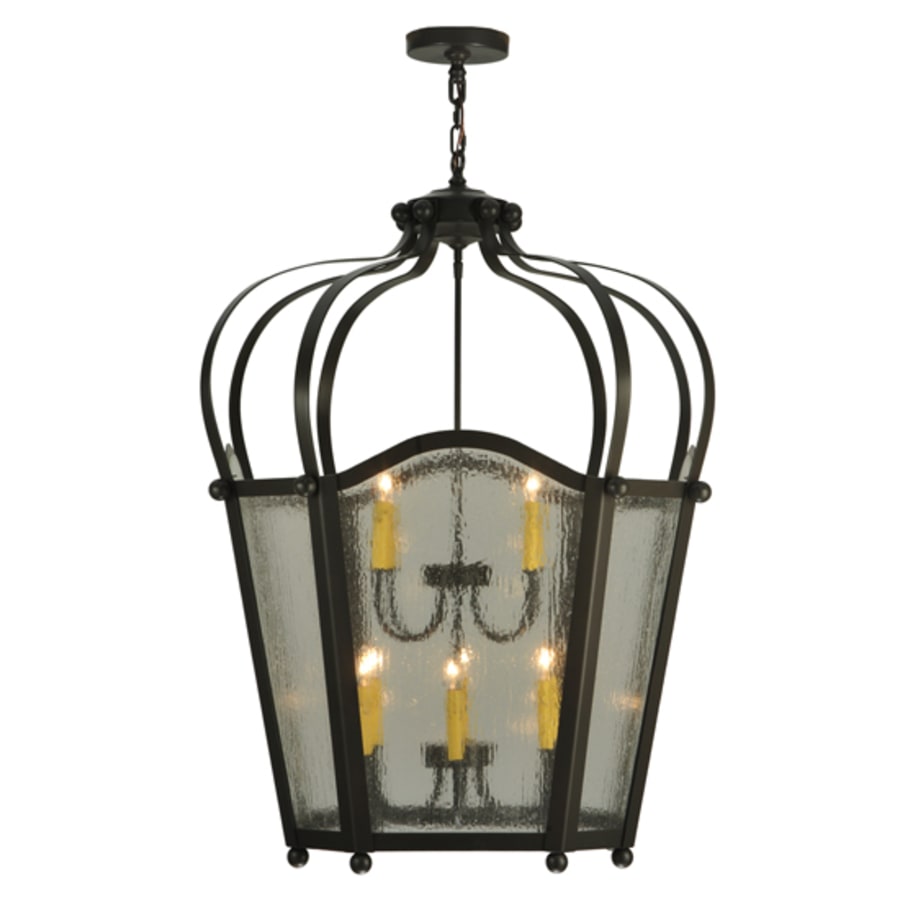 Meyda Tiffany Citadel 10 Light 33" Wide Taper Candle Pendant
