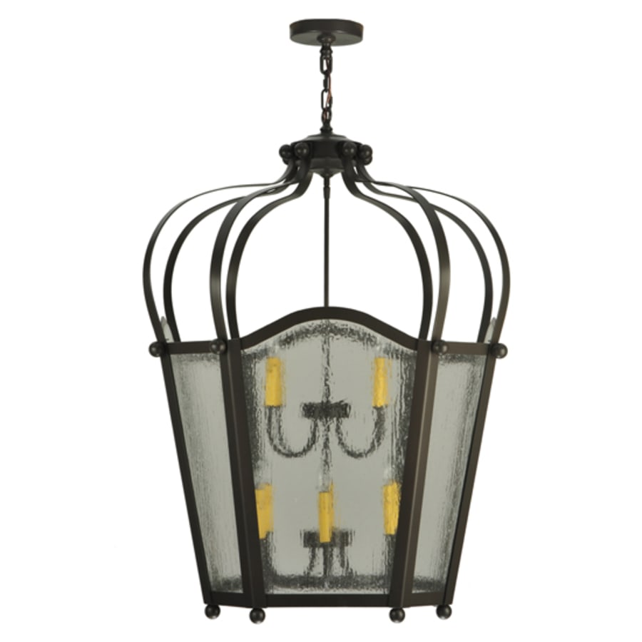 Meyda Tiffany Citadel 10 Light 33" Wide Taper Candle Pendant