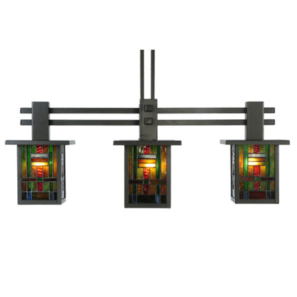 Meyda Tiffany Hausman Mission 4 Light 24" Wide Chandelier