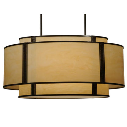 Meyda Tiffany Palisade 4 Light 50" Wide Linear Pendant
