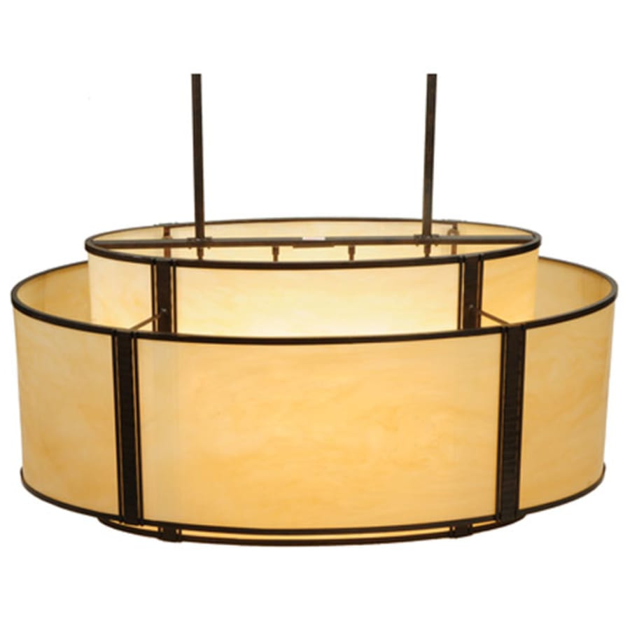 Meyda Tiffany Palisade 4 Light 50" Wide Linear Pendant