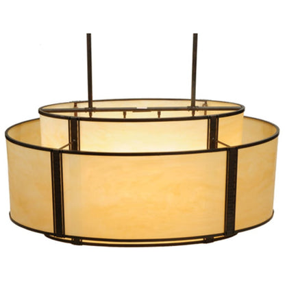 Meyda Tiffany Palisade 4 Light 50" Wide Linear Pendant