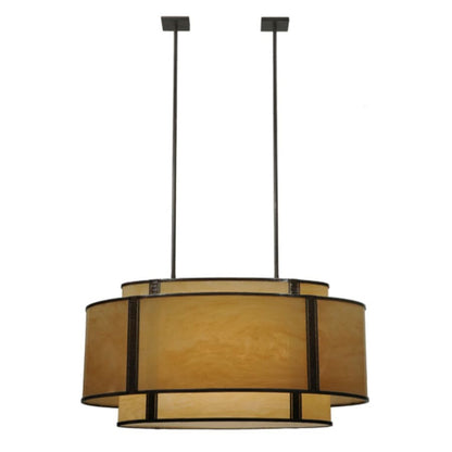 Meyda Tiffany Palisade 4 Light 50" Wide Linear Pendant