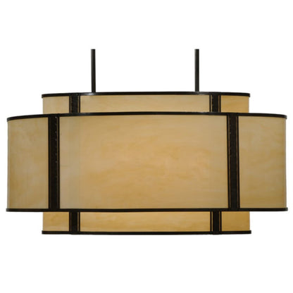 Meyda Tiffany Palisade 4 Light 50" Wide Linear Pendant