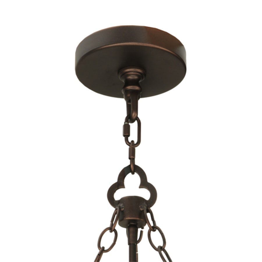 Meyda Tiffany Church 6 Light 30" Wide Abstract Pendant