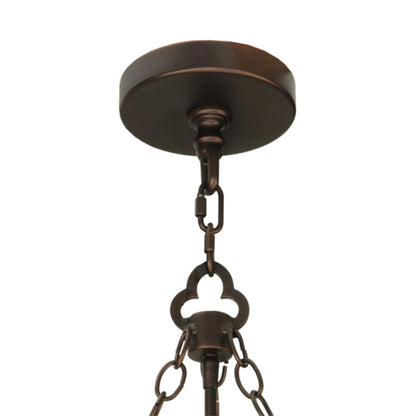 Meyda Tiffany Church 6 Light 30" Wide Abstract Pendant