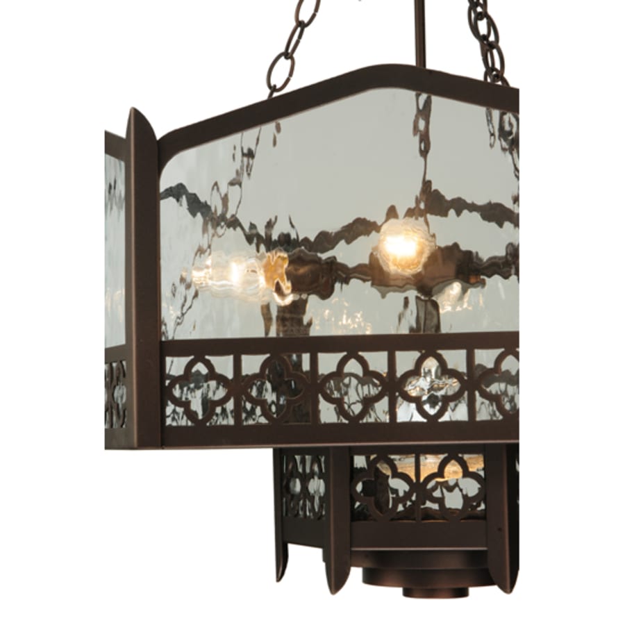 Meyda Tiffany Church 6 Light 30" Wide Abstract Pendant