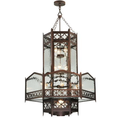 Meyda Tiffany Church 6 Light 36" Wide Abstract Pendant