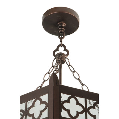 Meyda Tiffany Church 6 Light 36" Wide Abstract Pendant