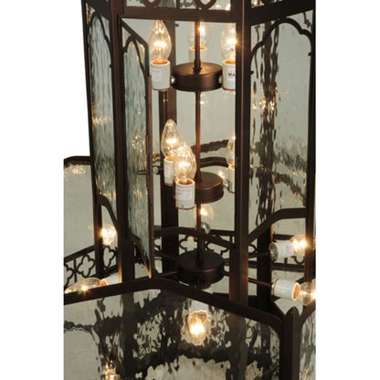 Meyda Tiffany Church 6 Light 36" Wide Abstract Pendant