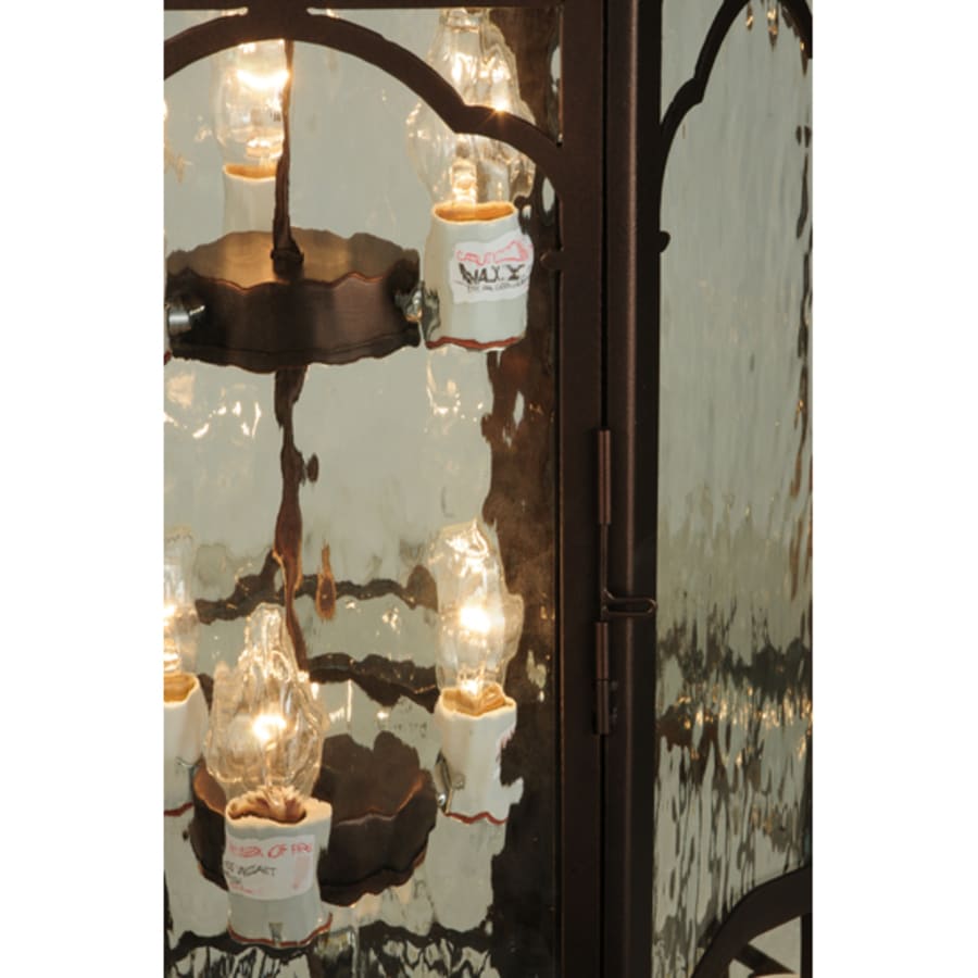 Meyda Tiffany Church 6 Light 36" Wide Abstract Pendant