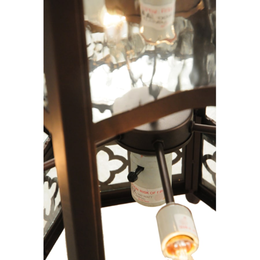 Meyda Tiffany Church 6 Light 36" Wide Abstract Pendant