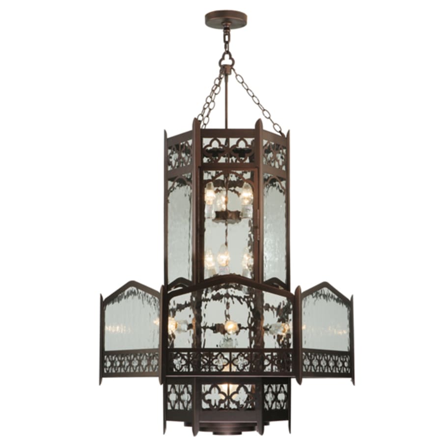 Meyda Tiffany Church 6 Light 36" Wide Abstract Pendant