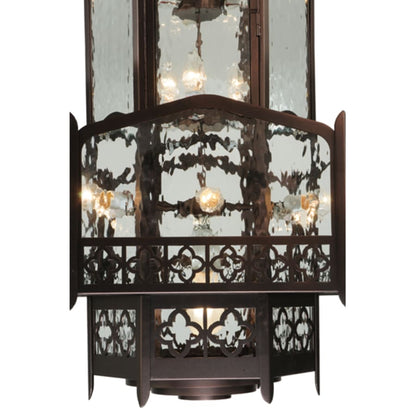 Meyda Tiffany Church 6 Light 36" Wide Abstract Pendant