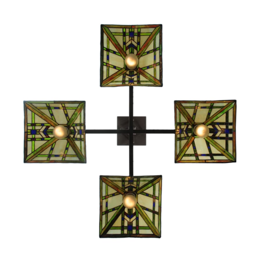 Meyda Tiffany Prairie Wheat 4 Light 51" Wide Chandelier