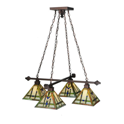 Meyda Tiffany Prairie Wheat 4 Light 51" Wide Chandelier