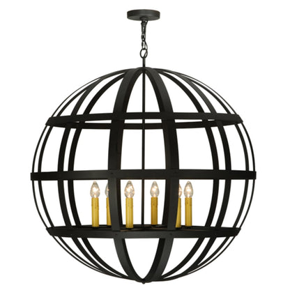 Meyda Tiffany Atlas 6 Light 42" Wide Taper Candle Pendant
