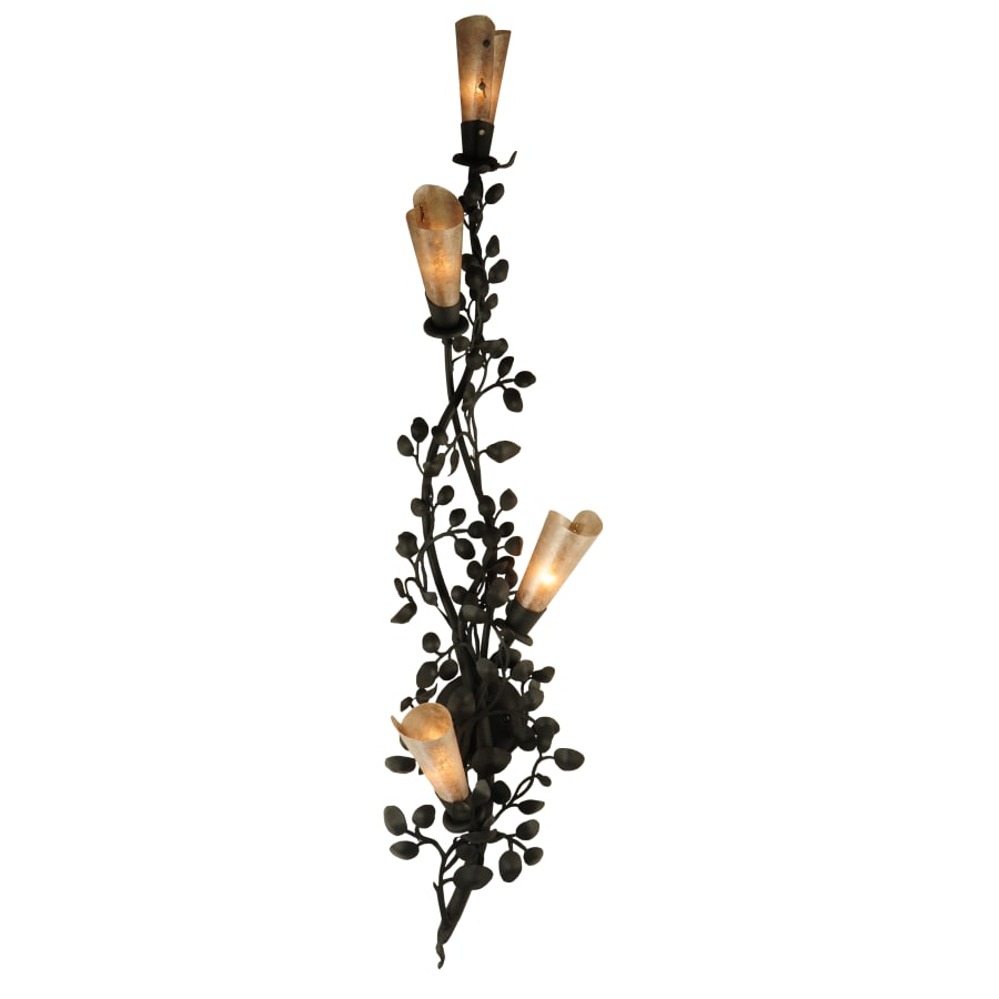 Meyda Tiffany 11" W Vinca Vine 4 Light Wall Sconce